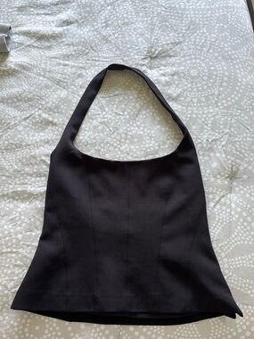 ZARA black halter top